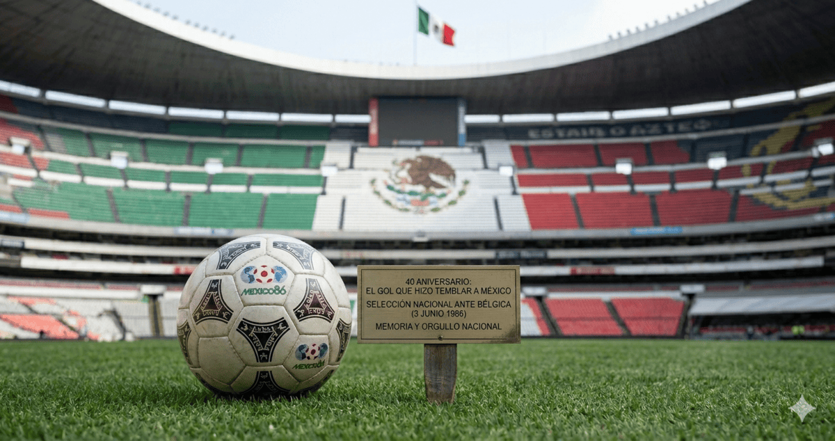 A 40 años del gol de México contra Bélgica en el Mundial de 1986