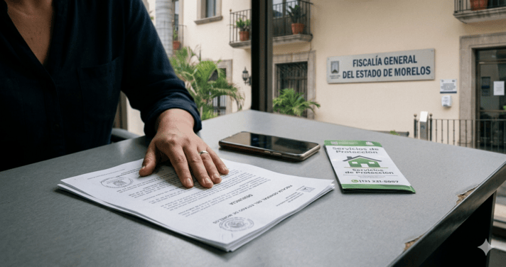 Mujer denuncia agresión de su exesposo en Cuernavaca; Fiscalía de Morelos investiga