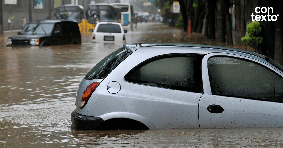 Fuerte tormenta inunda el norte de Querétaro y colapsa vialidades
